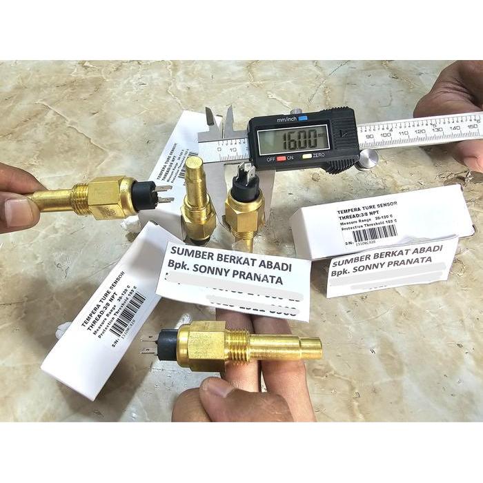 TERLARIS VDO SWITCH WATER COOLANT TEMPERATURE SENSOR VDO SENDER SUHU AIR 120C VDO WATER SENDER
