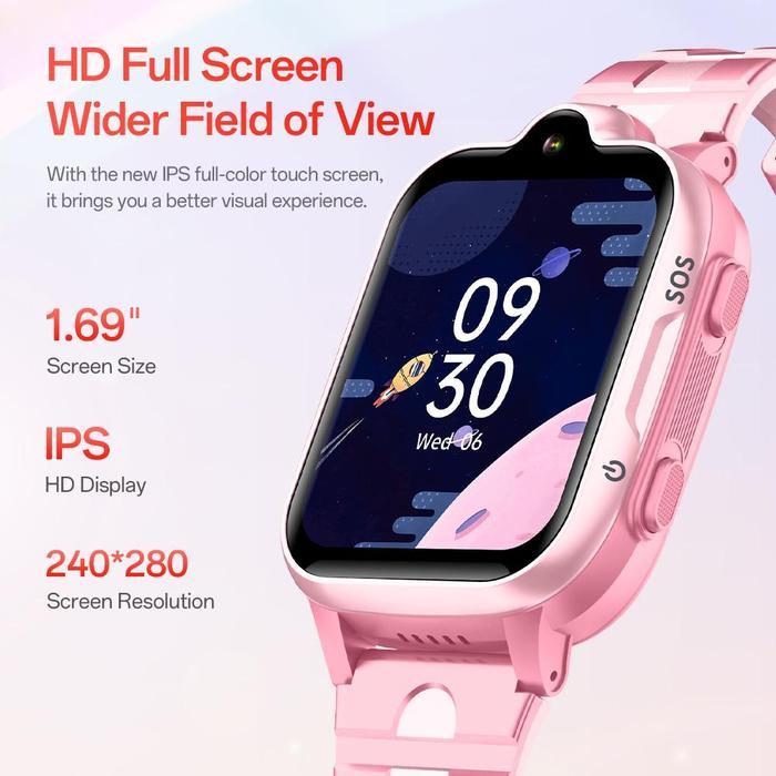 Premium GpsAolon & Huafitdf92 KidS Watch Gps Position 4G Voice Call Video Call Children Smartwatch