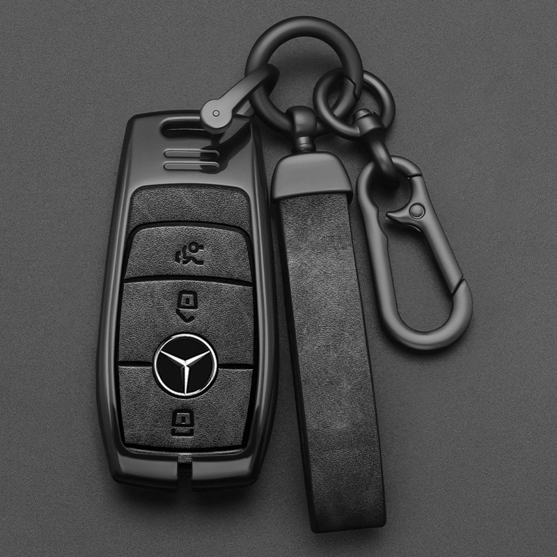Alloy Style Car Key Case Cover Shell For Mercedes Benz W203 W210 W204