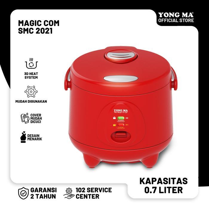 Yong Ma Manual Rice Cooker / Magic Com Smc 2021 (0.7 Liter)