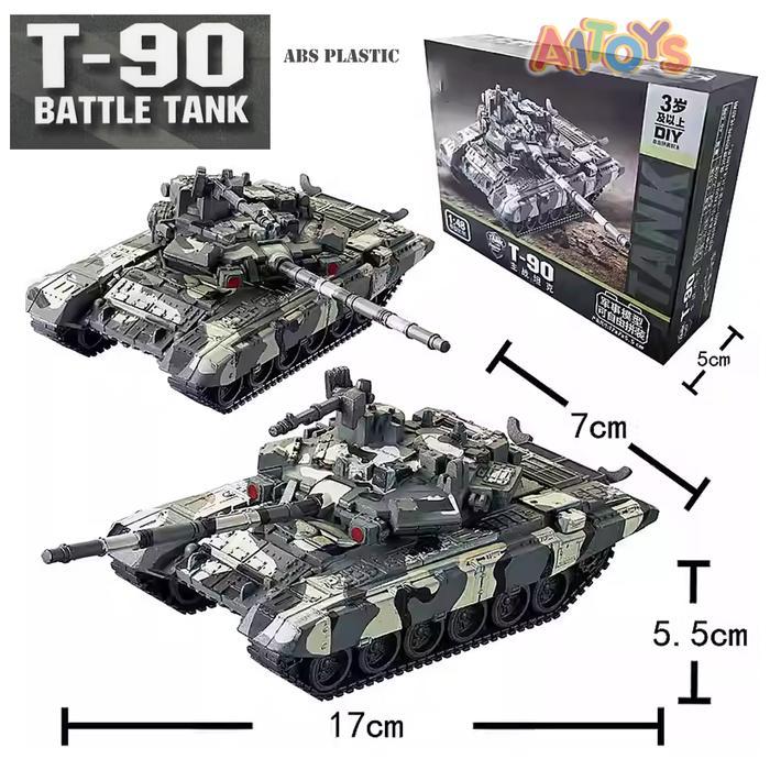 Mainan tank perang mainan tank T-90 tank Merkava Tank Leopard Tank Challenger II tank Rusia tank