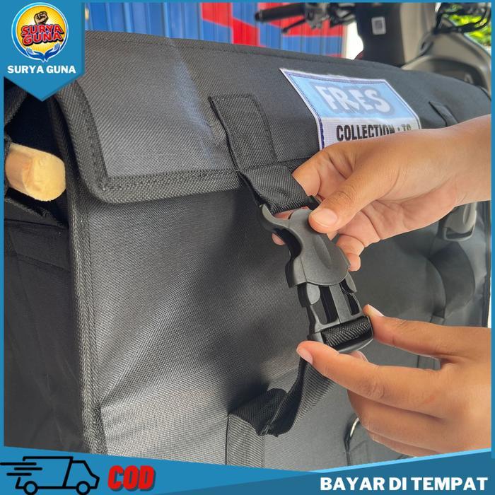 [COD] tas obrok Kanvas Hitam Polos Accessories Kain LANGSUNG KIRIM