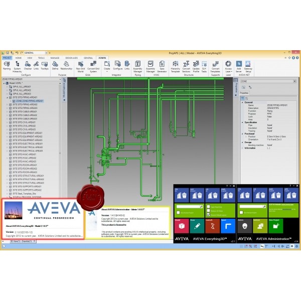 AVEVA Everything3D , Administration - Software Analisis Elemen Hingga FEA