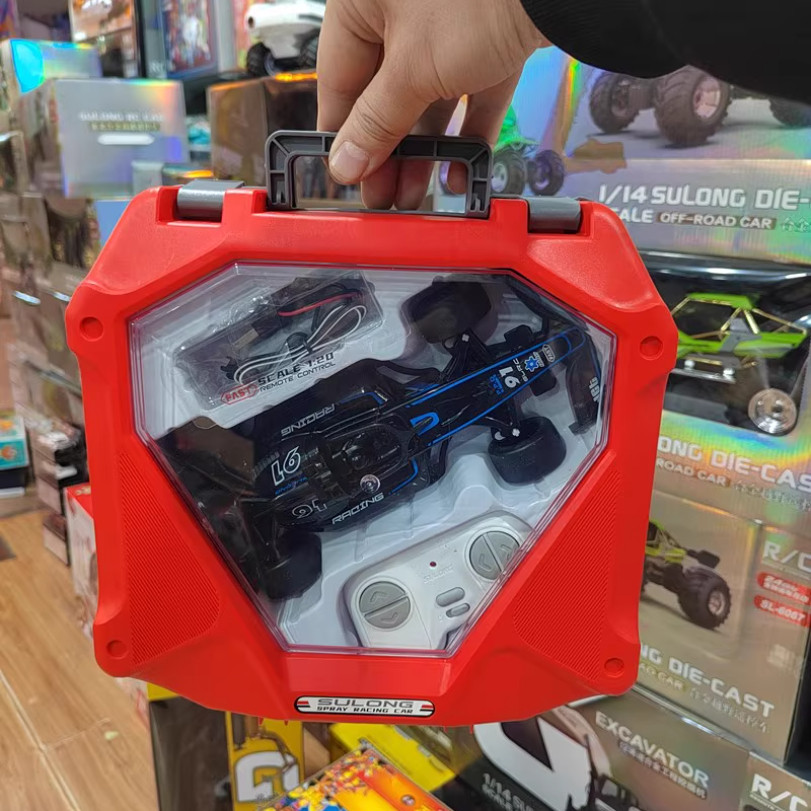 Children's Formula 1 Remote Control Car RC High-Speed Racing Car Can Drift Spray Boy Toy Remote