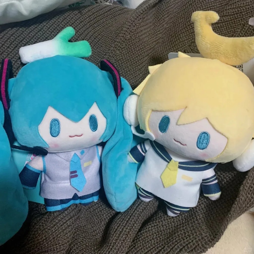 Vocaloid Hatsune Miku Kagamine Len Rin Plush Stuffed Toy Cute Anime Character Doll Soft Kawaii Anime