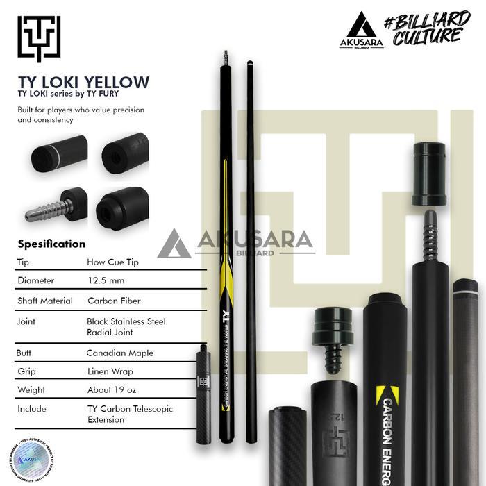 Stik Billiard TY Loki by Fury Carbon Shaft Play Stik Billiard