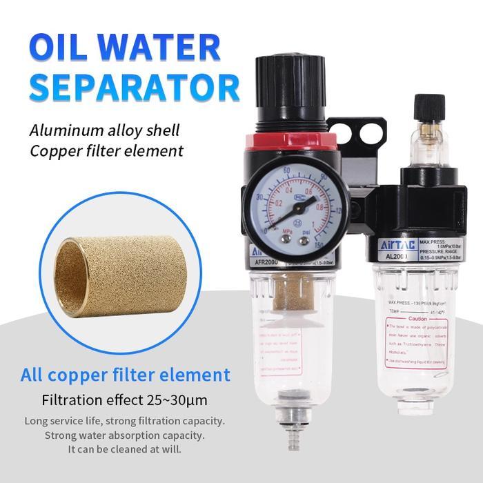 NEW Air Filter Regulator / Saringan Kompresor Double Air Filter Regulator atau Saringan Kompresor