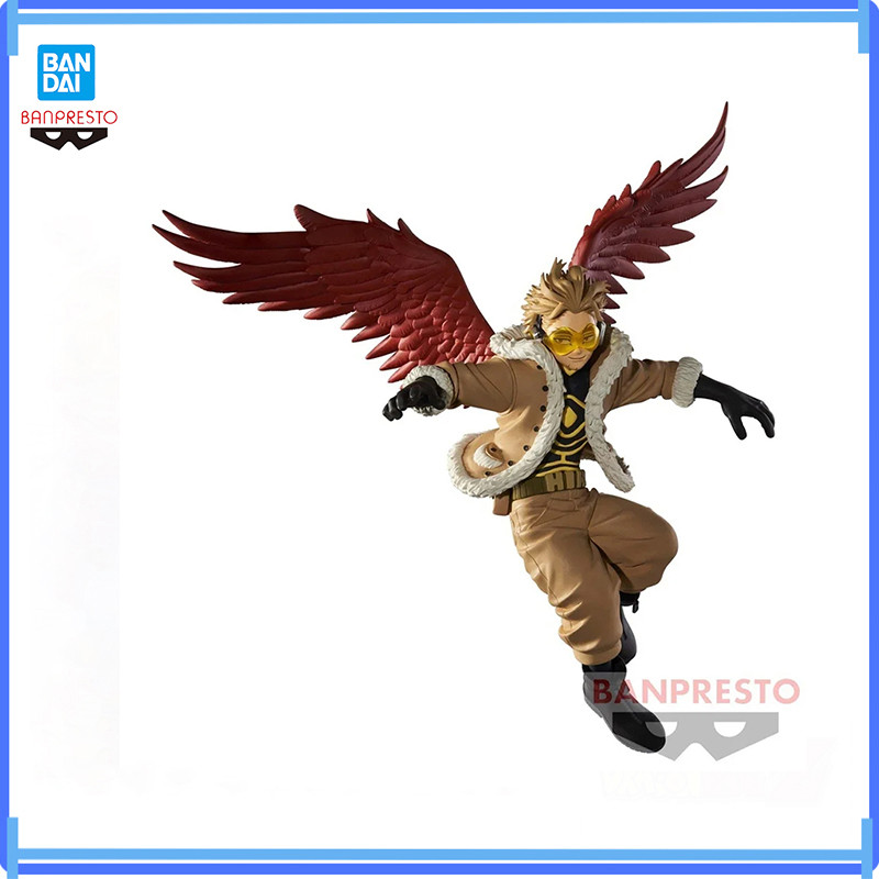 Bandai Original In Stock Banpresto The Amazing Heroes My Hero Academia Hawks Anime Figure Model