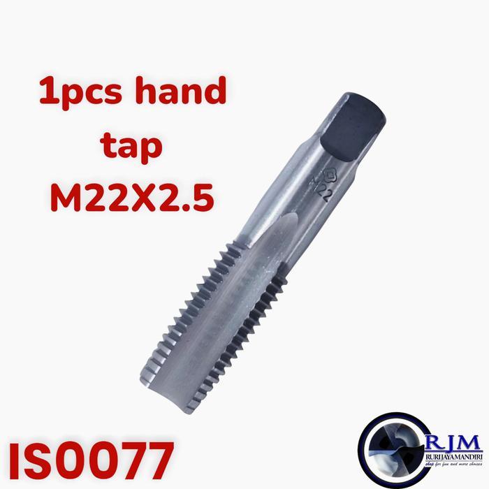 Ada Stok 1pcs Hand Tap m22x2.5 bukan tap m6x1.0 bukan nachi yamawa