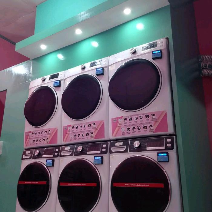TERMURAH Paket Usaha Laundry system Card / kartu 3 stack Rack