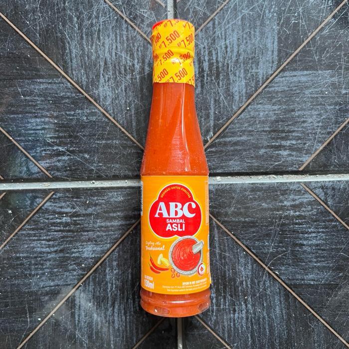 NEW ABC Sambal Asli Botol Kecil 135ml 135 ml - Saos Pedas Dus Grosir