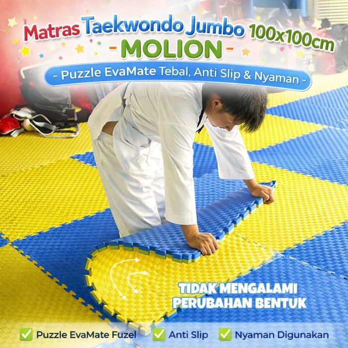 Nirvana Active - Matras Taekwondo Puzzle Jumbo Evamate Matras Latihan Olahraga Matras Matras