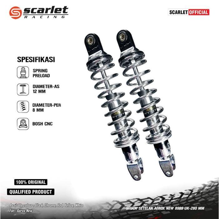 Kayaba Otopart - Scarlet Shock Shockbreaker Stln 8989 Aerox New