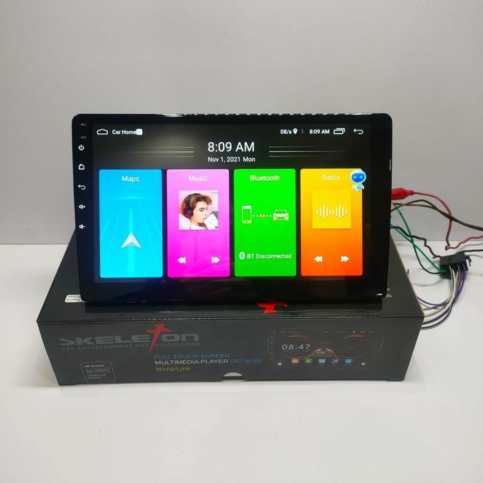 Head Unit Android 10 Inch Skeleton 8189 Mirrorlink Voice Command Diskon 80%