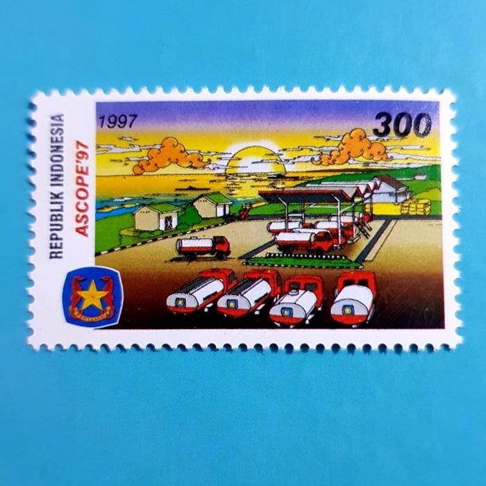Perangko/Prangko INDONESIA. DEPO MINYAK PERTAMINA