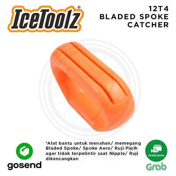 ICETOOLZ Bladed Spoke Catcher Alat Penahan Ruji Aero Pipih Sepeda 12T4