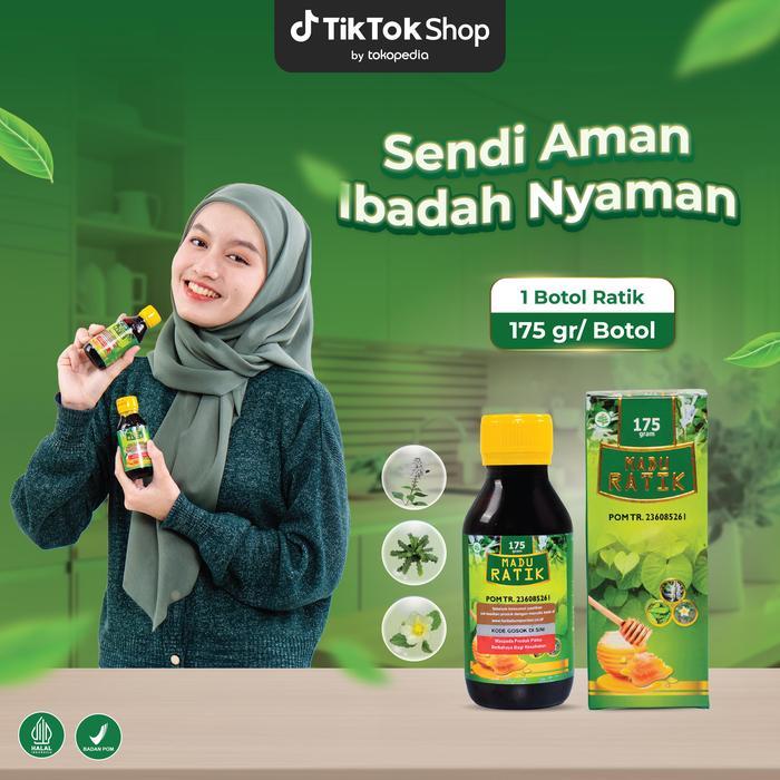 Madu Ratik Herbal Original - BPOM Redakan Sakit Pinggang Rematik