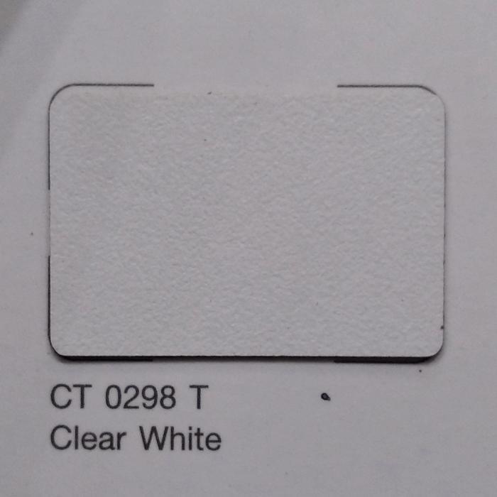 HPL CARTA CLEAR WHITE (KULIT JERUK) CT 0298T