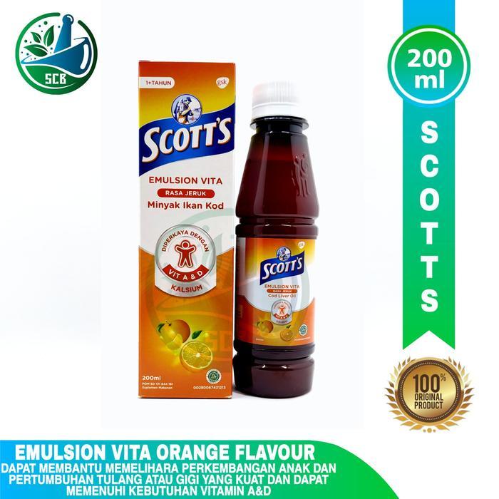 Minyak Ikan Kod Scott'S Emulsion #Gratisongkir