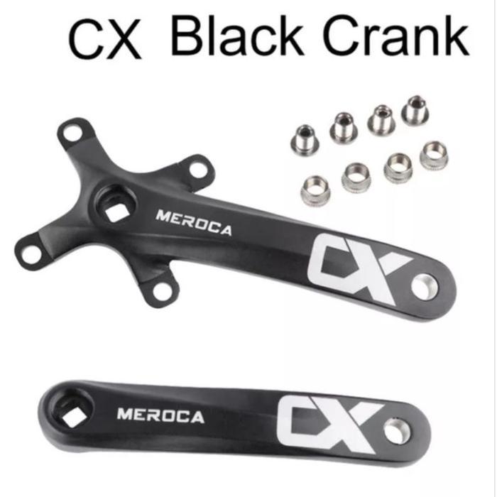READY Meroca Crank Arm BB Kotak BCD 104 Arm Crank Sepeda
