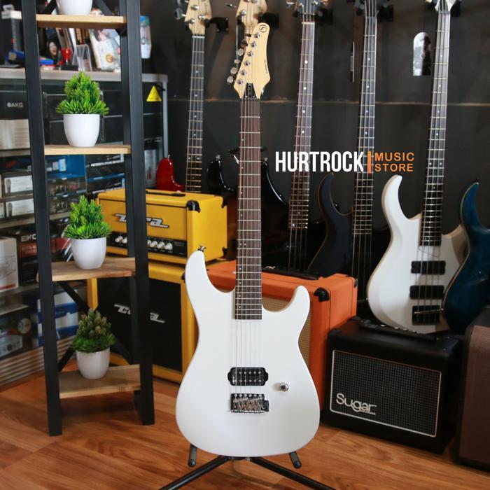 Samick SS 51 White Gitar Elektrik Single Pickup