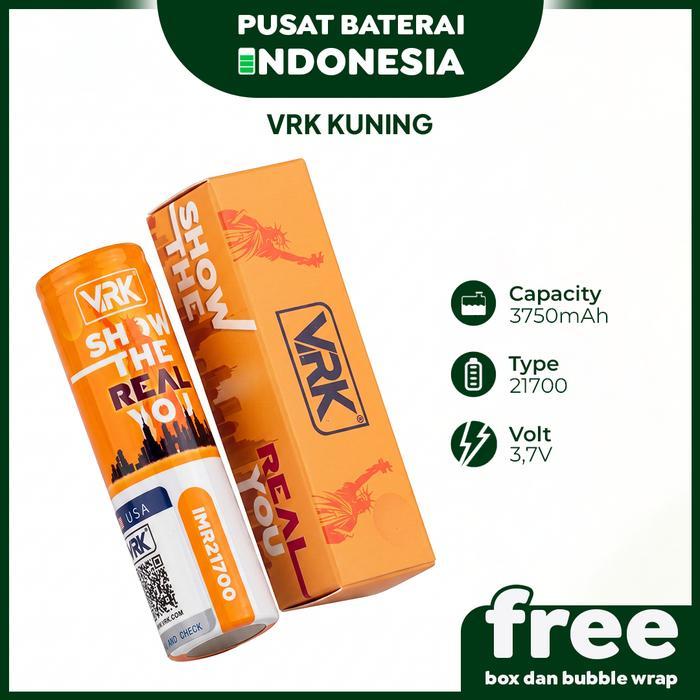 21700 Battery 21700 Vrk 21700 Vrk 3750 Vrk Kuning