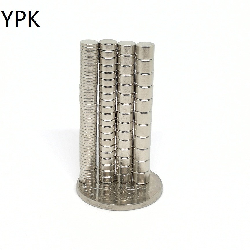 500PCSLOT Disc NdFeB Magnet 51 52 53 54 Strong N35 Round Speaker Permanent Neodymium Magnets 5x1 5x2