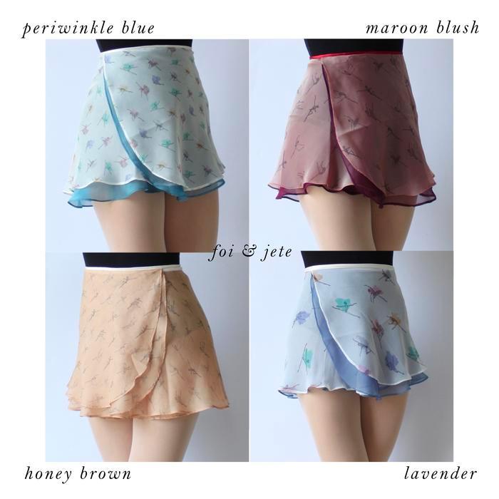 Ballet Skirt Ballet Wrap Skirt Double Layer Wrap Skirt Rok Ballet