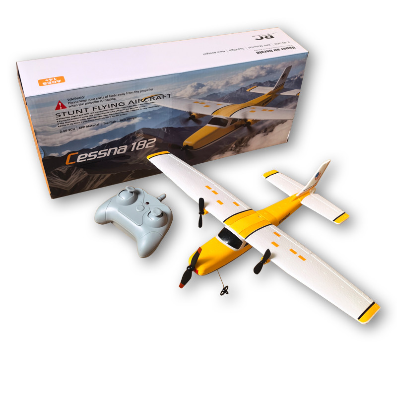 RC Plane 2.4G 2CH Remote Control Fighter EPP Foam RTF Cessna 182 RC Aircraft Glider Airplane Toys