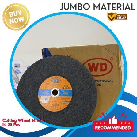 Wd Cutting Wheel 14 Inch Batu Potong Gerinda Isi 25Pcs