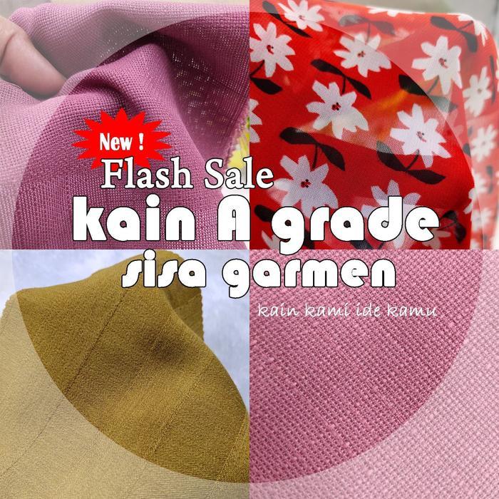Bahan Kain Sisa Garmen Export A Grade Flash Sale Murah