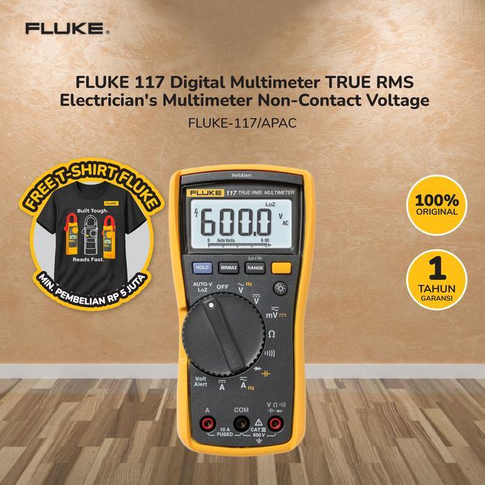 FLUKE 117 Electrician's Multimeter with Non-Contact Voltage - FLUKE-117/APAC