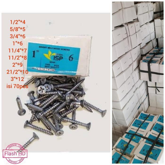 SALE sekrup kayu isp / wood screw / sekrup / sekrup kayu