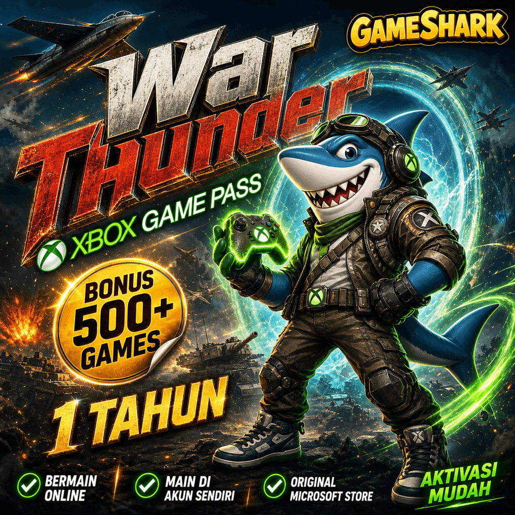 War Thunder PC Xbox Game Pass Digital Access 1 Tahun Download Windows