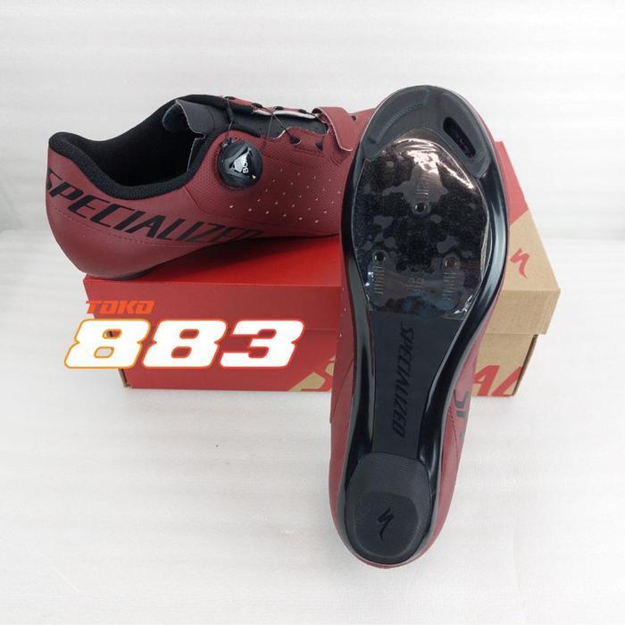 Sepatu Road Bike Specialized Torch 1.0 Road Shoes - Merah Marun