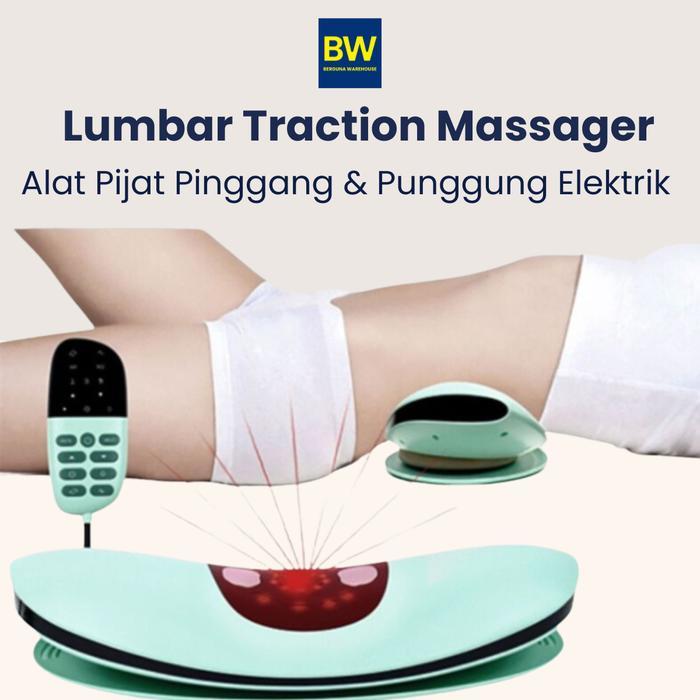 Terlaris Alat Pijat Pinggang Elektrik Punggung Lumbar Traction Massager