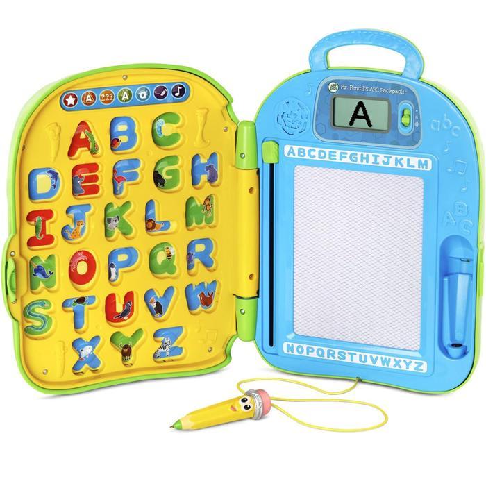 Leapfrog mr Pencil Go With Me Alphabet ABC Backpack Blue