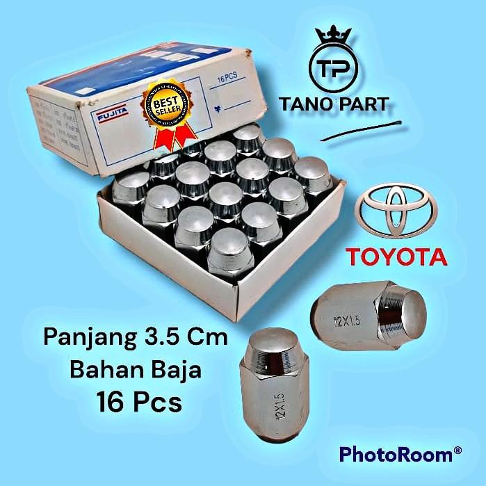 MUR BAUT RODA LUGNUT RACING MOBIL TOYOTA YARIS RUSH BAHAN BAJA BERKUALITAS CAR SIAP KIRIM