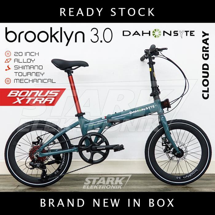 Dahon Syte BROOKLYN Sepeda Lipat Folding Bike - Cloud Gray