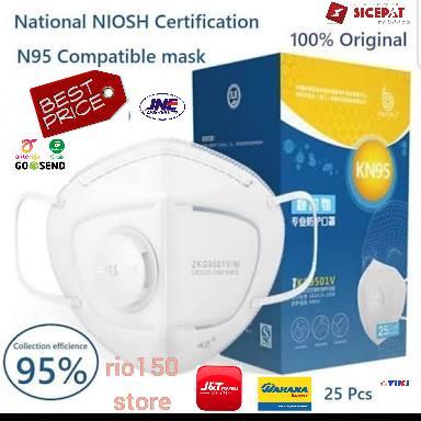 MASKER KN95 ZKG9501V SETARA N95 3M 9501V+