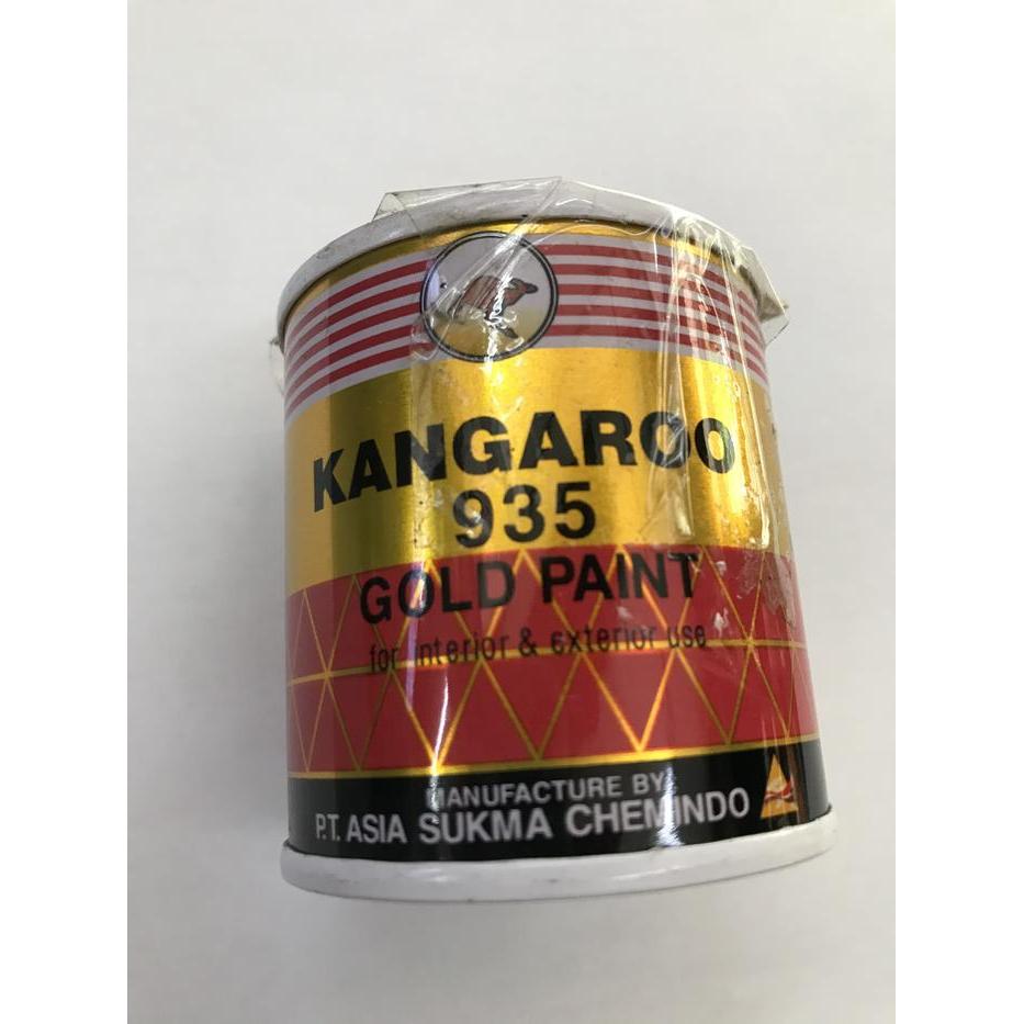 TERLARIS Cat minyak kangaroo emas / cat kayu besi emas READY