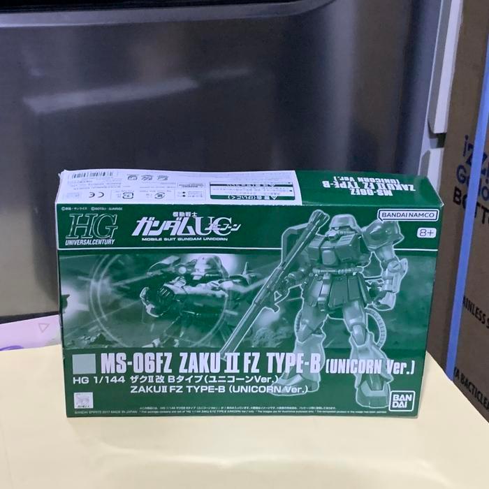 HG Zaku II FZ Gundam Type B (Unicorn Ver) HGUC MS-06FZ Zaku II P-BANDAI Toy