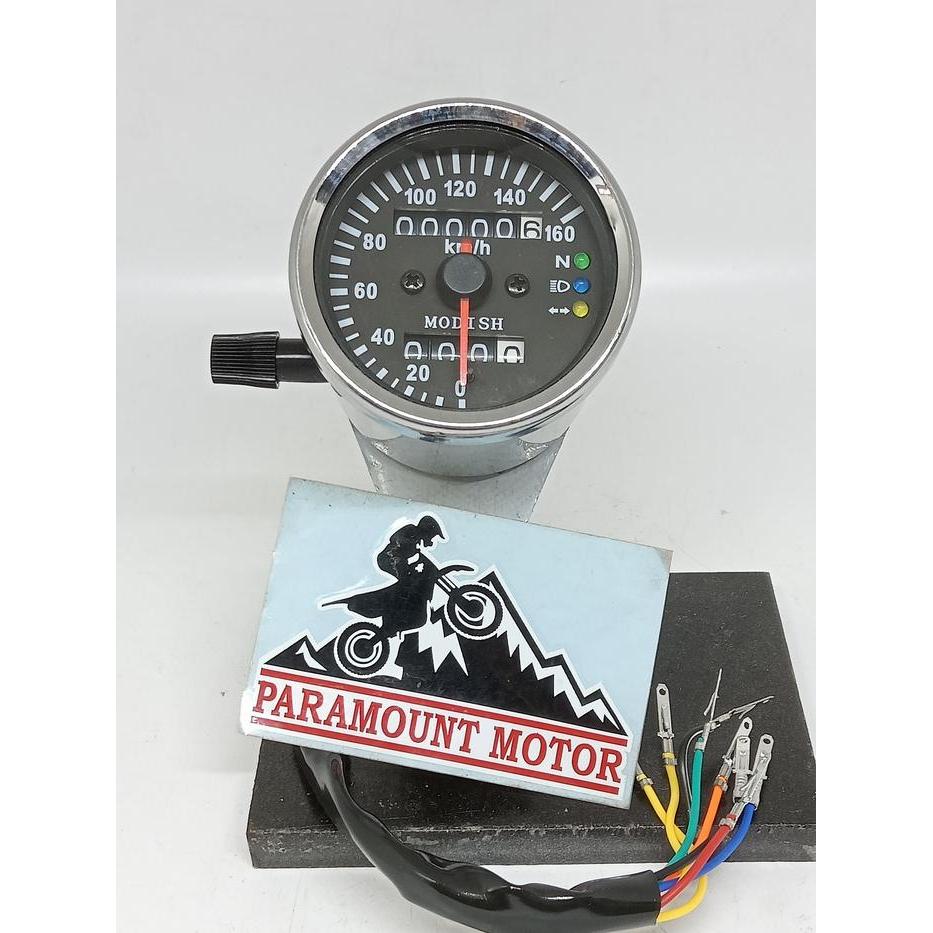 Speedometer Bulat Chrom Spidometer Bulat Chrom Kilometer Speedometer Km Ready