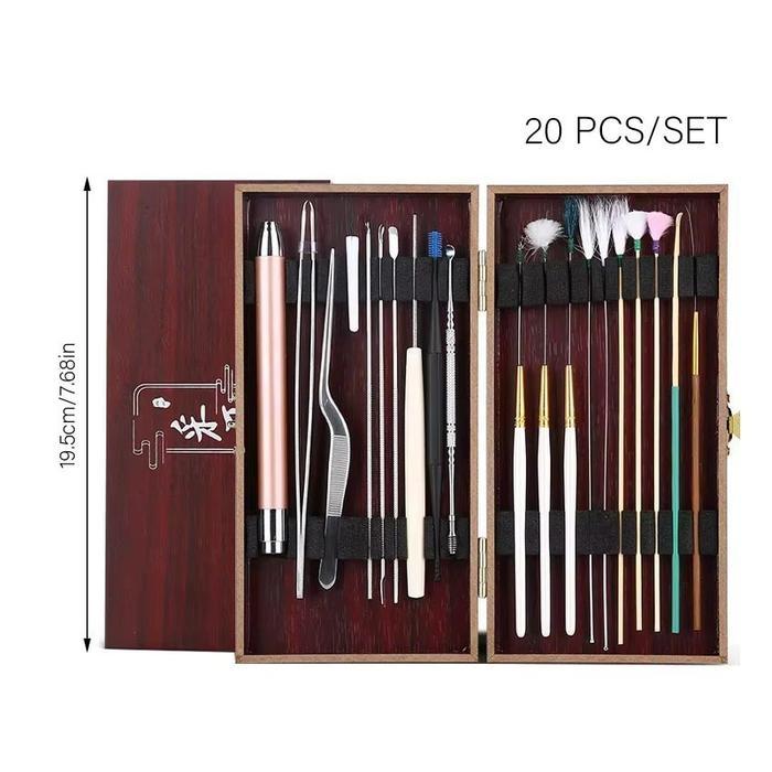 8 In 1 Alat Pembersih Kuping Alat Pembersih Telinga Lengkap Stainless Pembersih Telinga Ear Wax