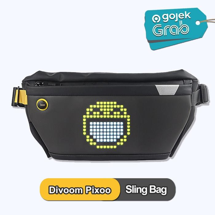 Top Divoom Pixoo Slingbag Pixel Tas Selempang Sling Bag Slempang
