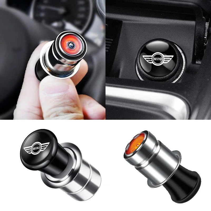 IMPORT Car Portable Cigarette Lighter Auto Badge Cigar Lighter Adapter For BMW MINI Cooper One S