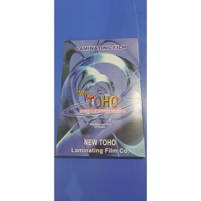 

Plastik Laminating TOHO 100 Micron Ukuran Folio (isi 100)