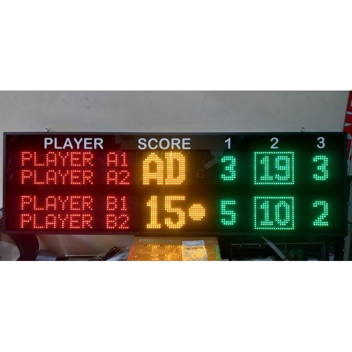 DISKON Score board digital tenis lapangan Scoreboard d READY STOCK