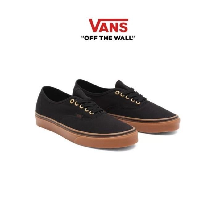 Vans Authentic Black Gum Rubber