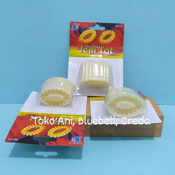 Cetakan Nastar No.172 Oval / Acuan Kue Jem Tat , 4.5 x 2.7 cm